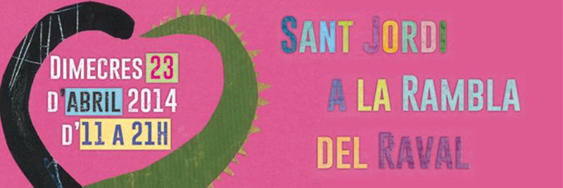 Sant Jordi a la Rambla del Raval