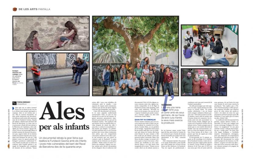 "Ales per als infants". Reportatge.  Diari La República.